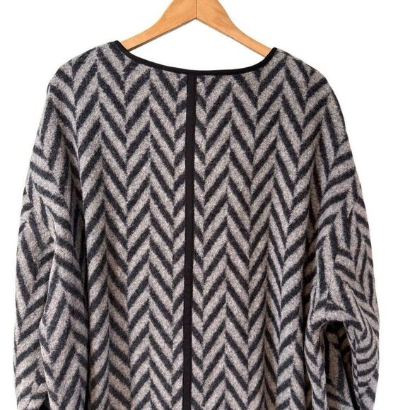 Talbots Wool Blend Womens Coat 3X Sweater Jacket Hidden Snap Buttons - Picture 4 of 9